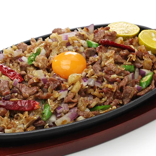 Sizzling pork sisig